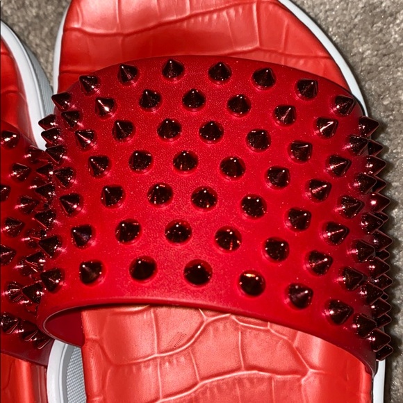 women’s christian louboutin slides - Picture 3 of 4